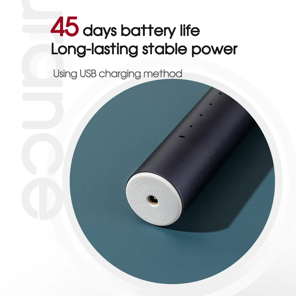 Электрическая зубная щетка перезаряжаемая через USB 5 режимов с 8 сменными щетками