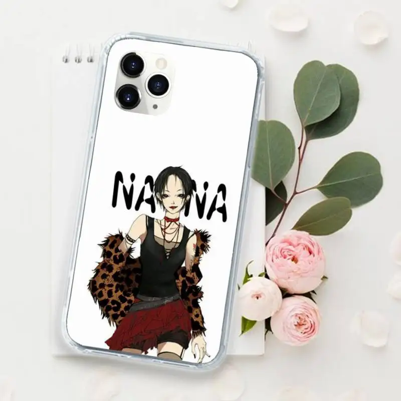 

Japan anime Nana Phone Cases for iPhone 11 12 pro XS MAX 8 7 6 6S Plus X 5S SE 2020 XR Luxury brand shell funda coque