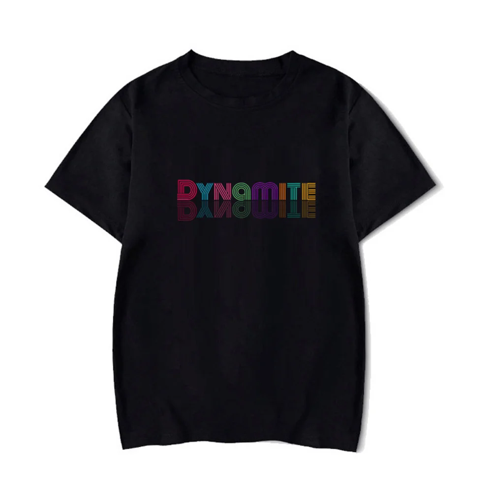 

Dynamite t shirt Bangtan Boys t-shirts K Pop Hip-Hop Premium Quality Cotton Tees Gift for Bangtan Fans