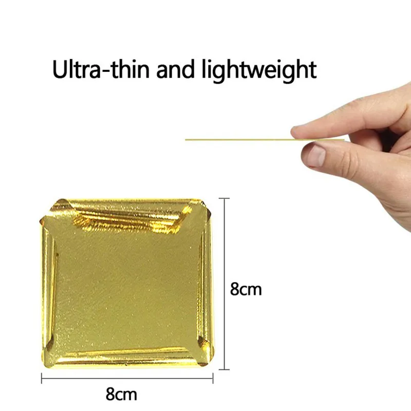 

24K Gold Leaf Gold Foil Sheets for Cake Decoration Arts Craft Paper Painting Skin Care Home Real Gold Foil Gilding