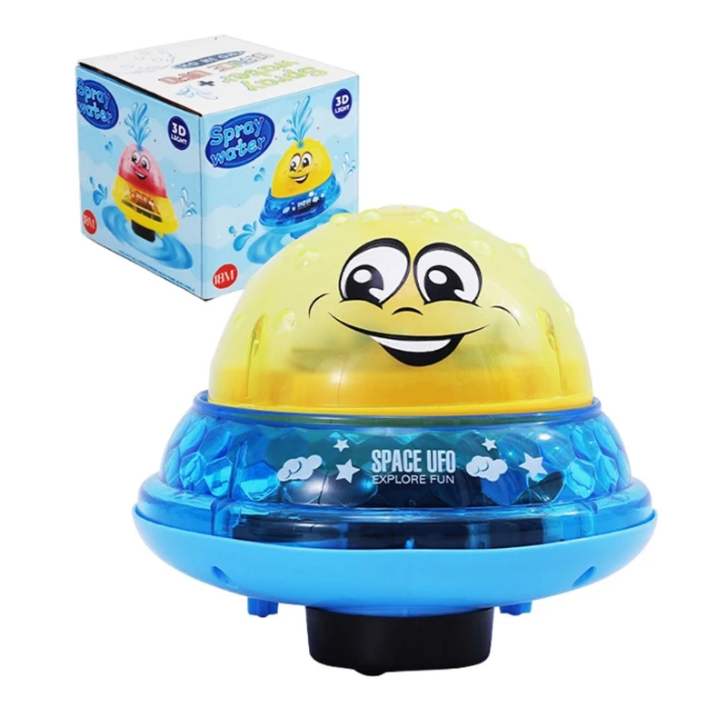 

Electric Automatic Induction Water Spray Ball Baby Bath Toys LED Colorful Light Q9QB