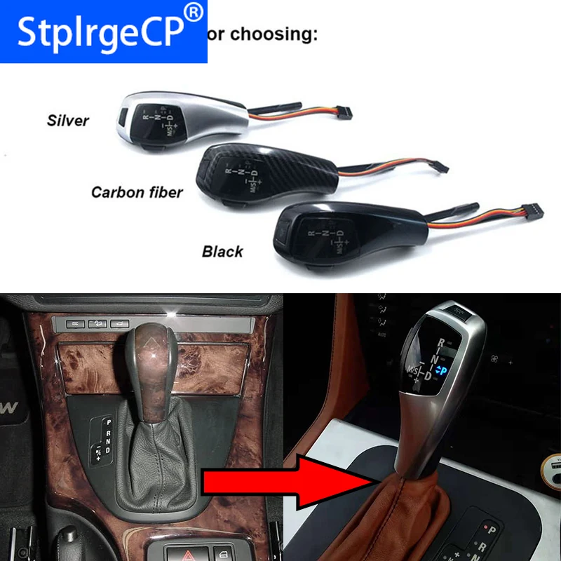 Автомобильный светодиодный Селекторный рычаг рукоятка для рычага переключения