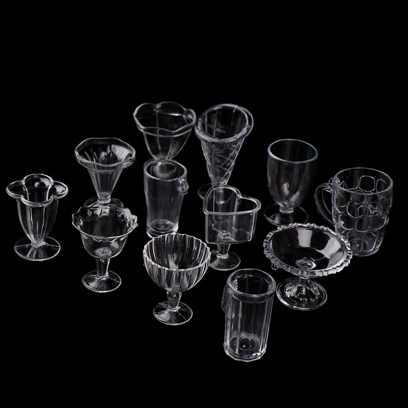 12 шт./компл. кукольный домик миниатюрная посуда чашка для напитков мороженого