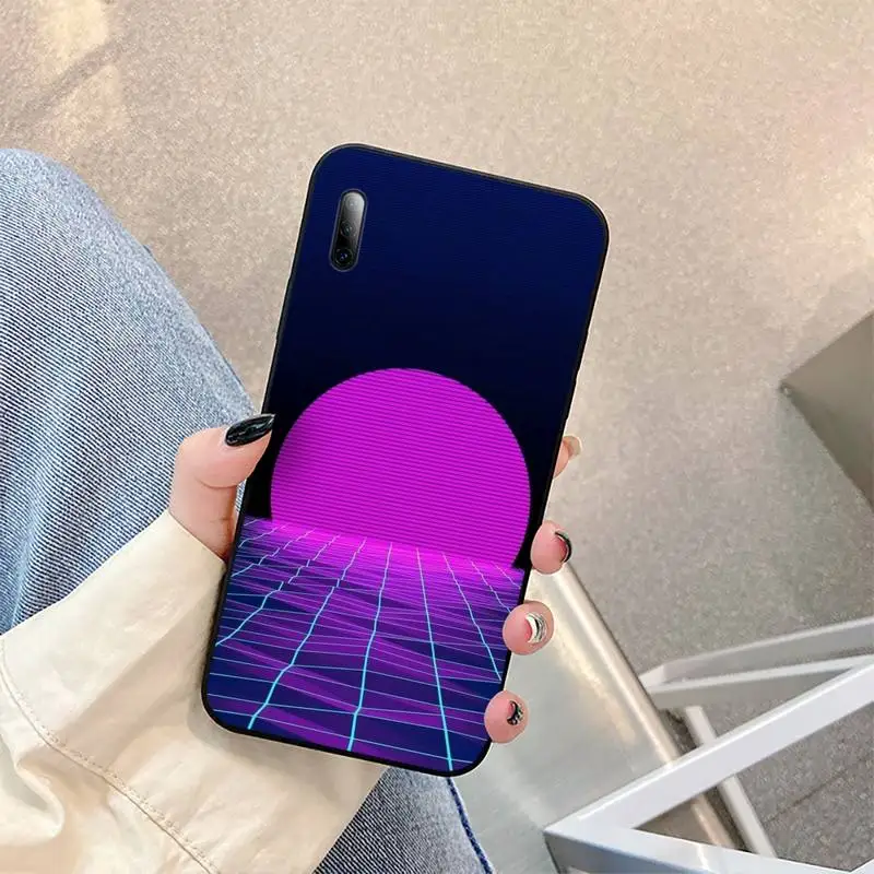 

Vaporwave Glitch Phone Case For Samsung S Note20 10 2020 S5 21 30 ultra plus A81 Cover Fundas Coque