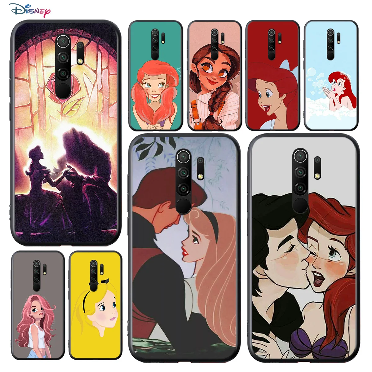 

Disney Cartoon Animation Lovely Princess For Xiaomi Redmi 9A 9C 9 Prime GO 8A 8 7A 7 S2 6A 6 5 Pro Plus TPU Silicone Phone Case
