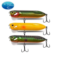 fishing lure floating minnow for bass pike 75mm 10 5g popper hard bait cf lure bass fishing lures