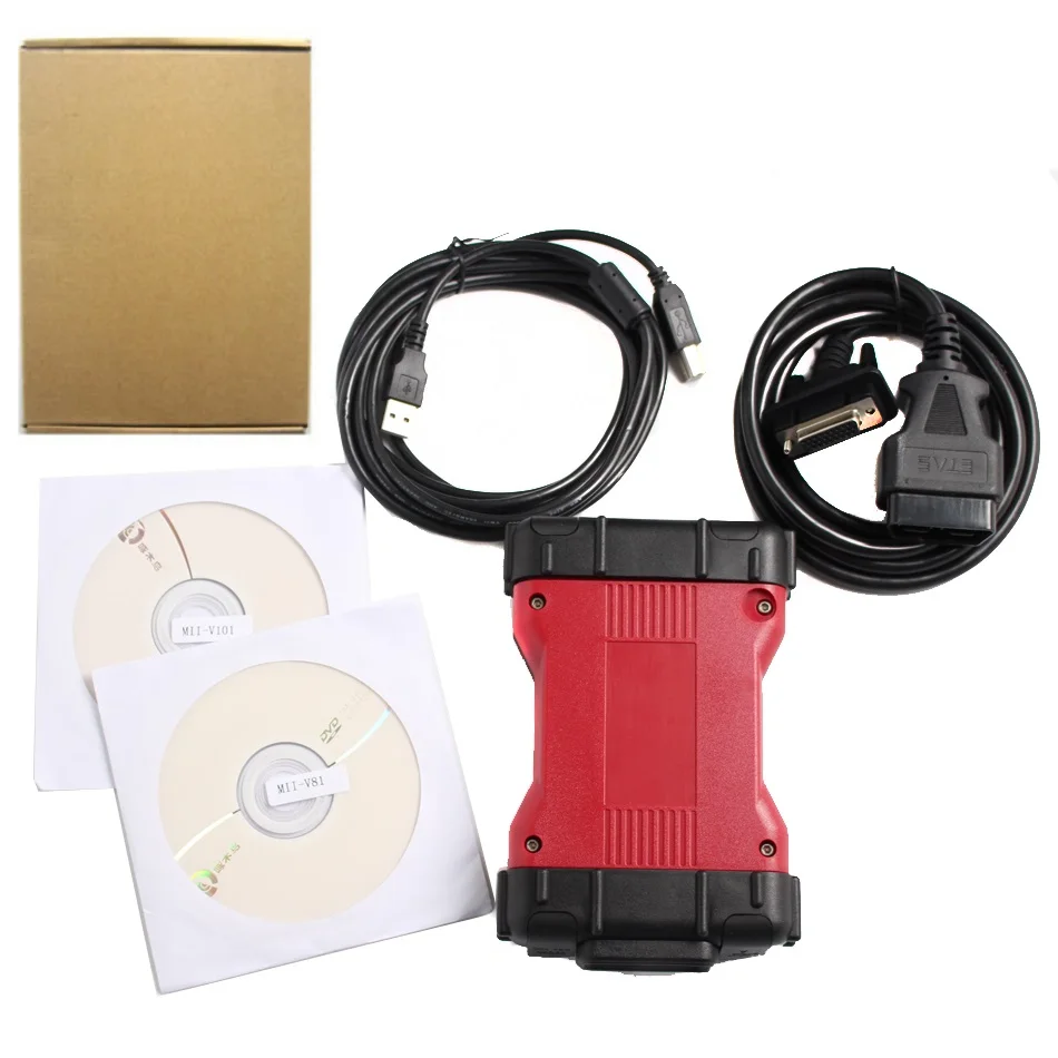 Высокое качество VCM2 VCMII многоязычный Профессиональный для Frd VCM II IDS V101 V98 диагностический инструмент VCM 2 сканер для FRD& M-azda - Цвет: FVCMII Carton box