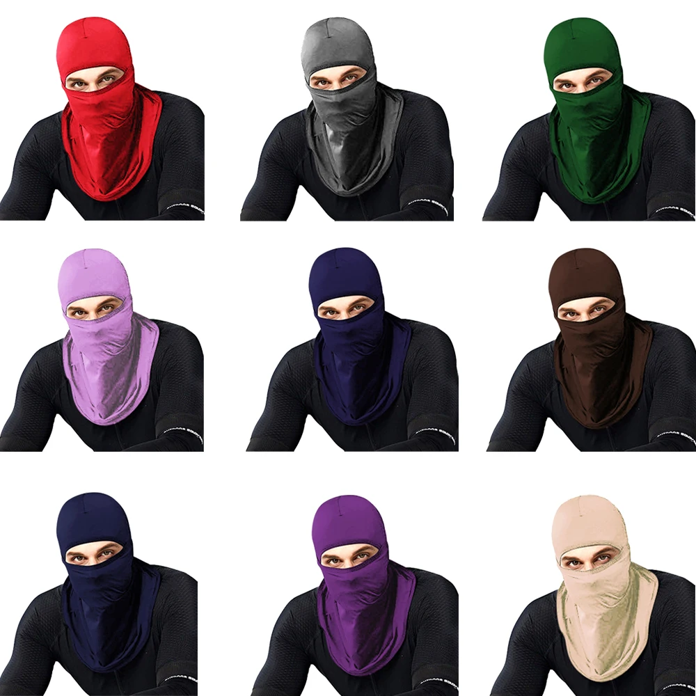 Модный крутой мягкий уличный хиджаб для мотоцикла велосипеда с полным лицевым