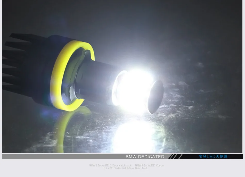 

E92 120W H8 LED Angel Eyes Fog Light Halo Ring Headlight Canbus for BMW E60 E61 E63 X5 E70 X6 E71 E90 E91 E93 M3 E89 E82 E87