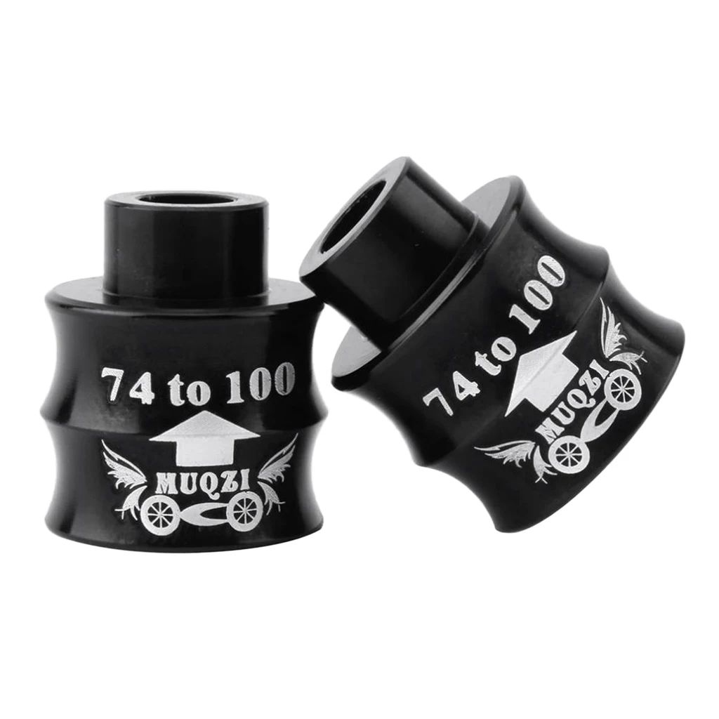 2Pcs Aluminum Alloy Road Bike Bicycle Hub Front Fork Barrel Shaft Side Cover Convert Adapter Disc Brake | Спорт и развлечения