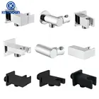 Черныйхромированный крючок для ручного душа, сиденье для душа, твердая латунь G12 дюйма, с соединителем для душевого шланга, крепежные кронштейны для душа