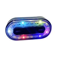 aubtec usb rechargeable tail light bicycle light colorful mountain bike night riding safety tail light flashing balance light
