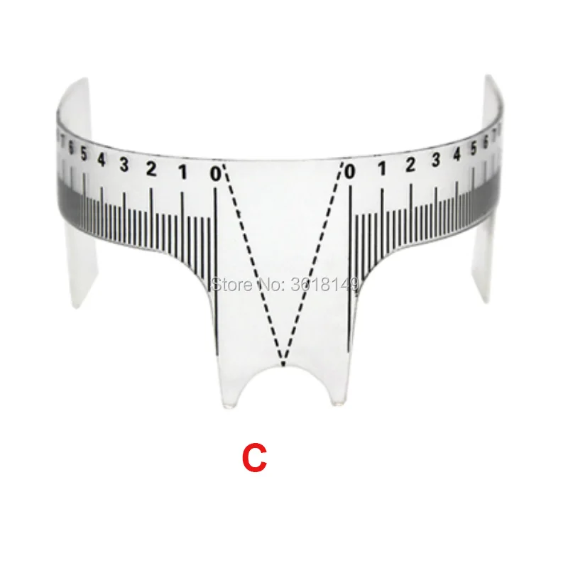 Многоразовая микроблейдинг макияж для бровей измерительная линейка