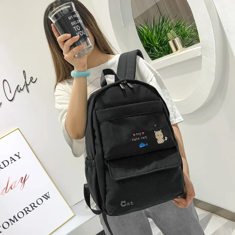 

School Bags for Teenage Girls Cute school Backpack Schoolbag Women high Student travel Bag laptop backpack Bookbag Teen back bag