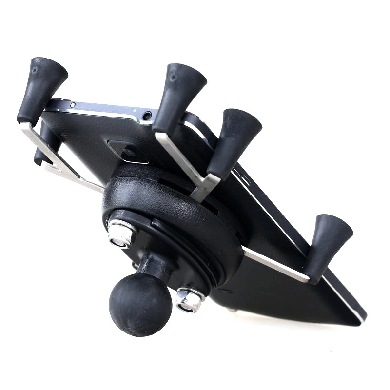 

Texel WebGrip With X-Grip Phone Cradle B-Ball 1 inch (Black ) For Ram Mounts & Cellphone Motorcycle Bicycle Phone Holder