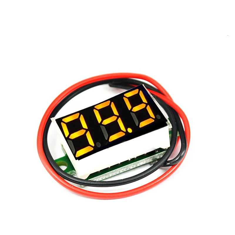 

Stlxy Цифровой вольтметр DC 0-100В 2/3 провода