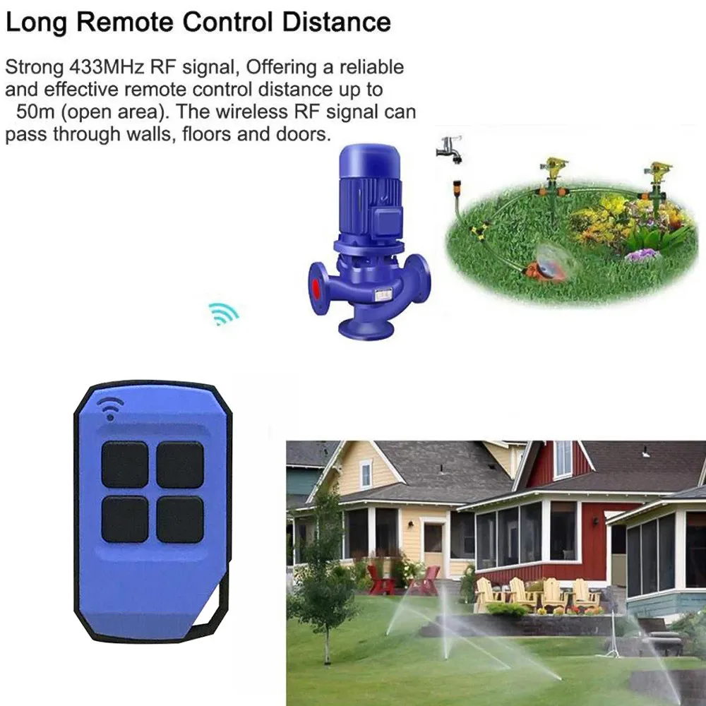 433MHZ Cloning Duplicator Key Garage Door Opener Remote Control Clone Wireless RF Rolling Code For Gate Home Appliance | Электроника