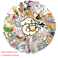 103050 pcs cartoon cute animal food bubble tea poster stickers fridge phone laptop luggage wall notebook graffiti kids toys