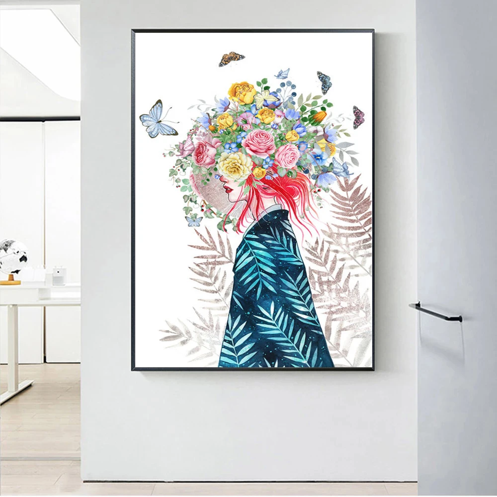 

Nordi Canvas Painting Fashion Sexy Painting Wall Artist Home Decoration Poster Living Room Girl Bedroom Abstract Art Oil Painti