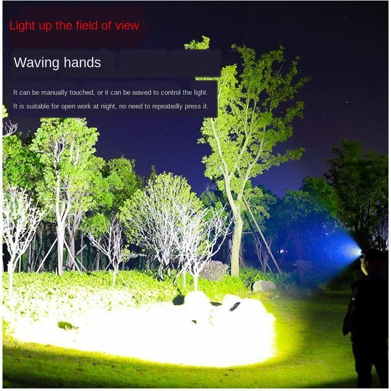 

LED Rechargeable Headlight Strong Light Long-distance Waterproof Super Bright Head-mounted Night Fishing Outdoor Miner's Lamp
