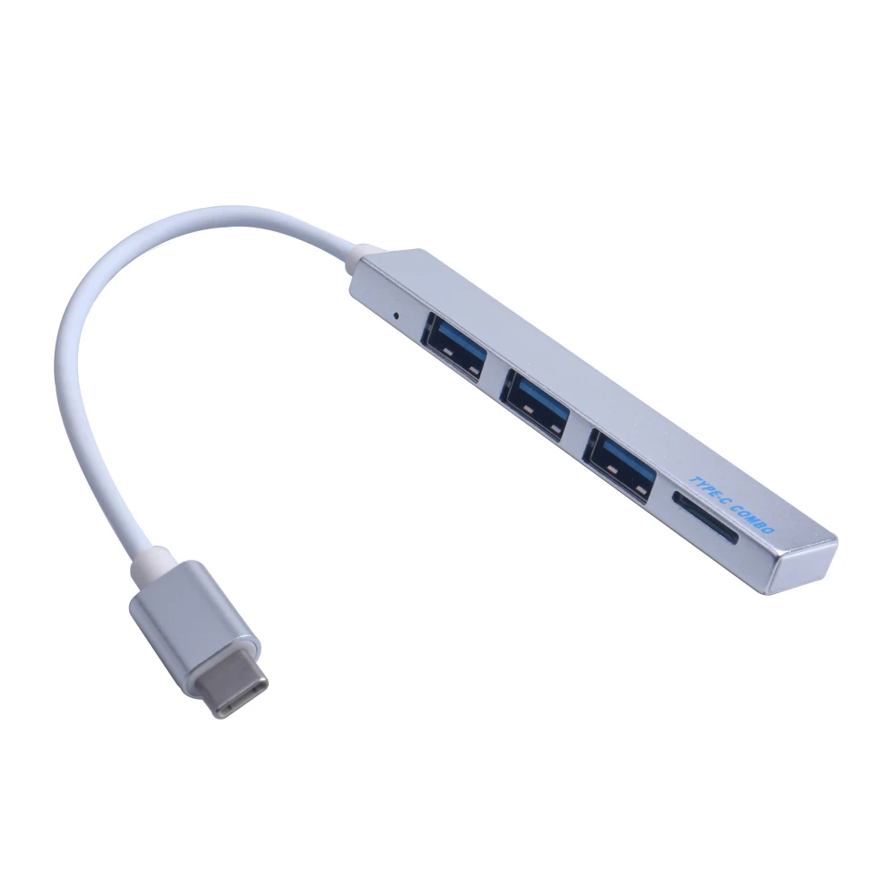 4 в 1 USB 3 Type C концентратор с портами usb хаб TF порты для Macbook Phone U disk Gamepad Mouse Keyboard со