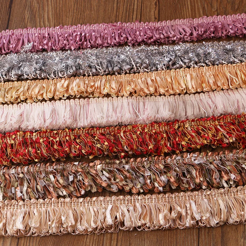 Новинка 1 ярд/партия 3 8 см широкая в национальном стиле ретро цветная бахрома