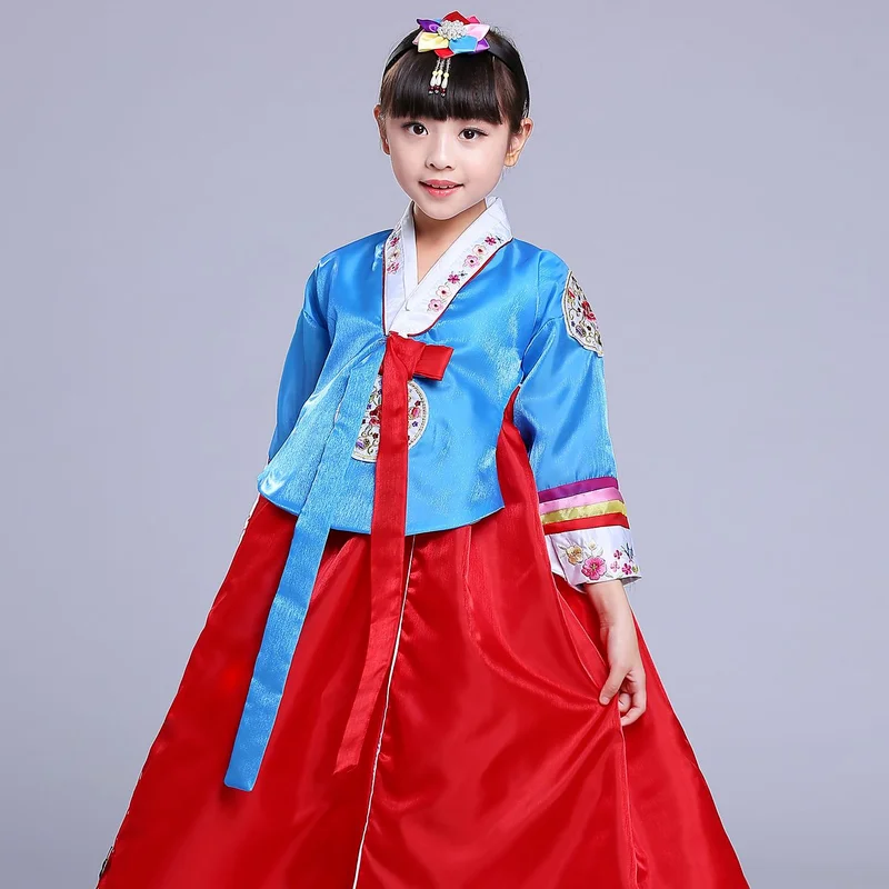 

New Children Dance Clothing Hanbok Girls Korean Dance Clothing Dae Jang Geum National Dance Performance Clothing