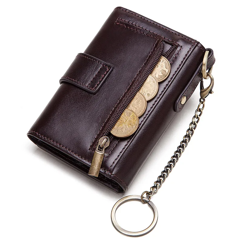 GZCZ Rfid 2020 модный держатель для кредитных карт мужской кожаный деловой кошелек