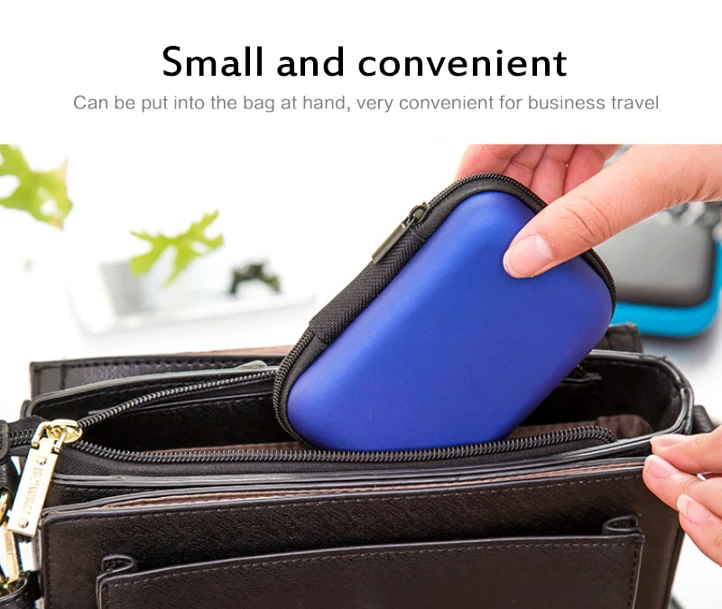 

Earphone Storage Bag Mobile Phone Data Cable Charger Manage Box Finishing Bag Convienment Multifunction Digital Storage Tools