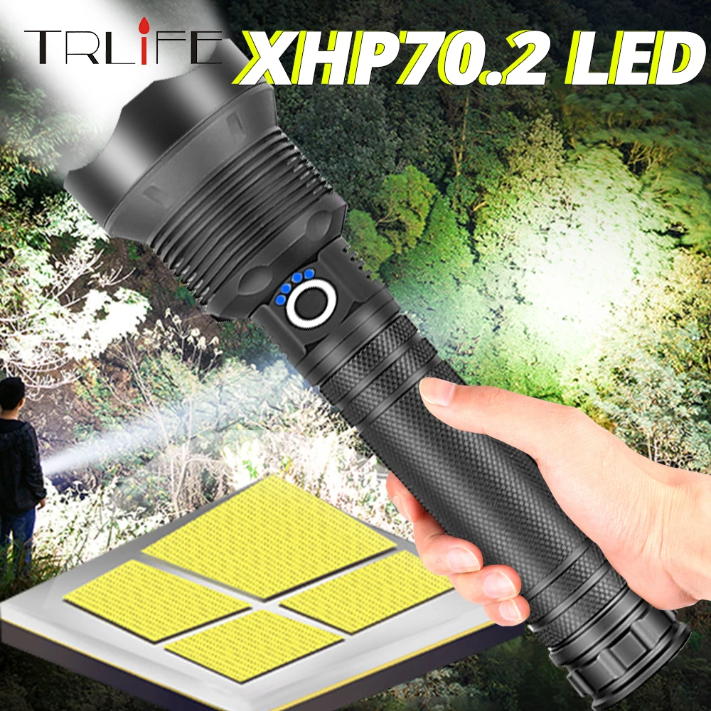 XLamp XHP70 мощный фонарик USB Zoom XHP50 светодиодный фонарь 18650/26650 аккумуляторная батарея