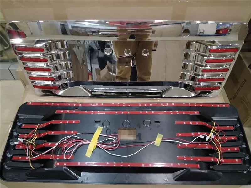 Внешний задний светодиодный огни дополнительная номерной знак с