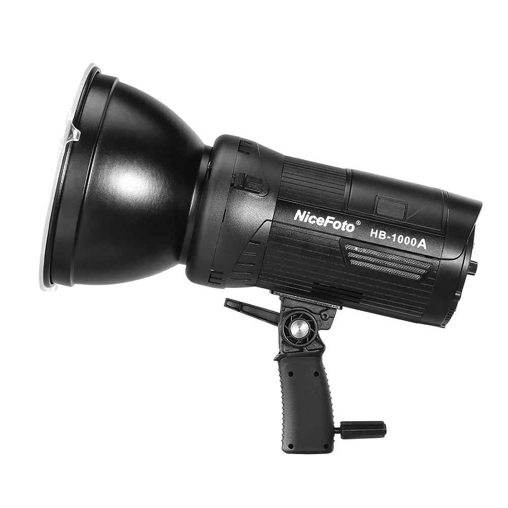 

NiceFoto HB-1000A LED Video Light 100W Fill Light 3200K-6500K Bi-color with Bowens Mount for Studio Photography Video Recording
