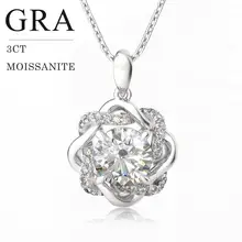 Szjinao Star Of David 3ct Moissanite Necklace Pendant For Women Certified Pure Silver 925 Jewelry Trend 2022 Dropship Suppliers