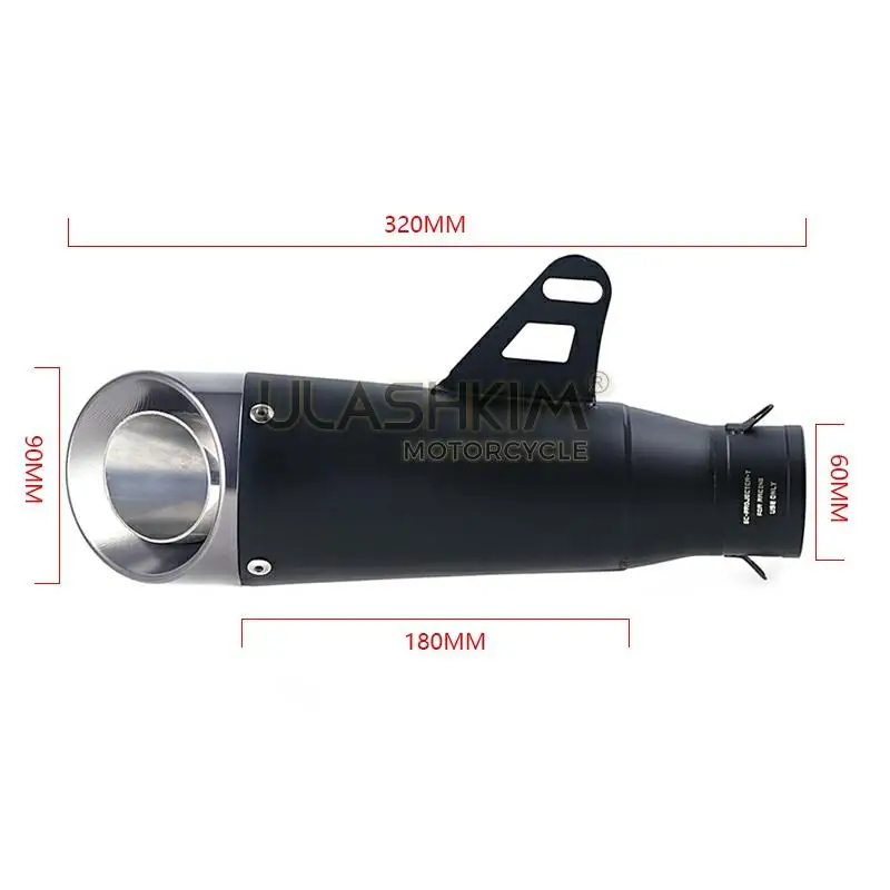 Мотоцикл Полная система глушитель Escape Slip On для bmw G310R G310GS G 310R 310GS средняя