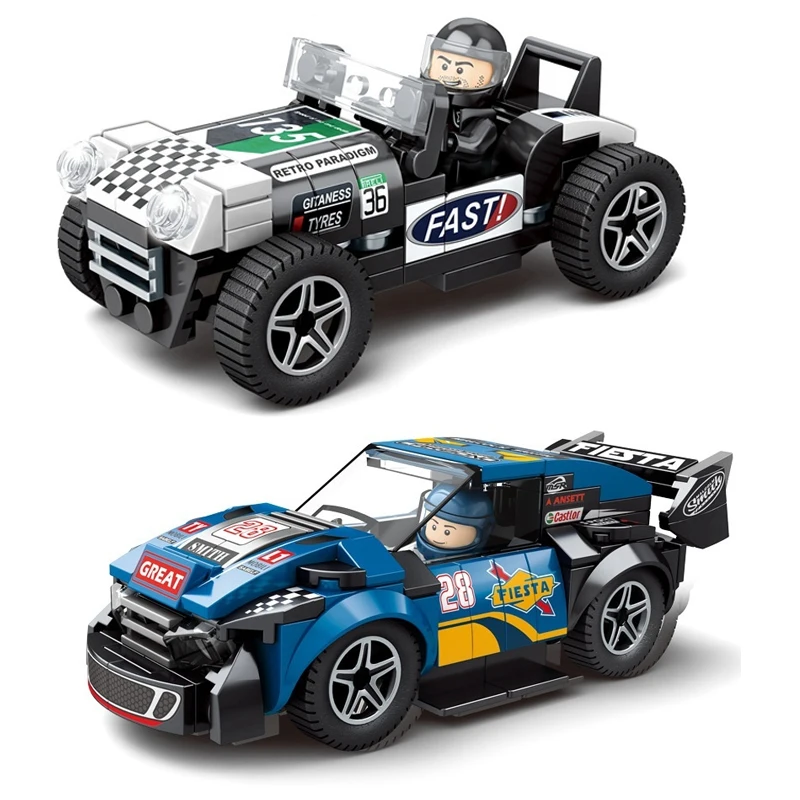 

Compatible with Lego Racing Building Blocks Assembling Toys Small Particles Toys for Adults Children Christmas Birthday Gifts