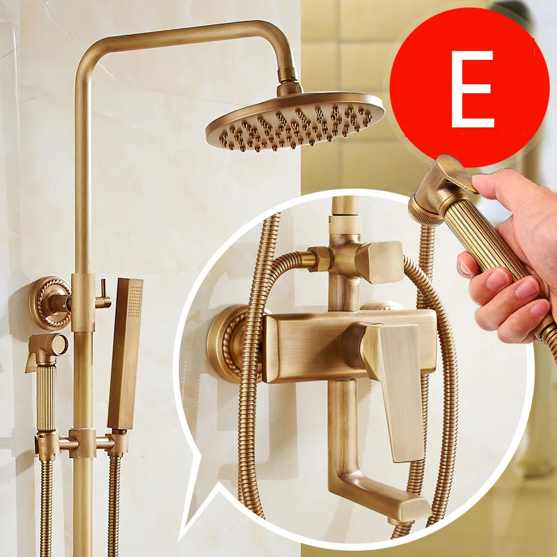 Душевая система настенный смеситель для душа ванной комнаты с высоким давлением