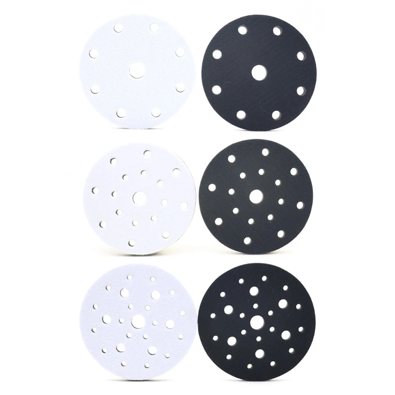 

2pcs/set Buffer Sponge for for Sanding Pads Buffering Pad Sponge Pad Polishing Hook and Loop Soft Sponge Cushion
