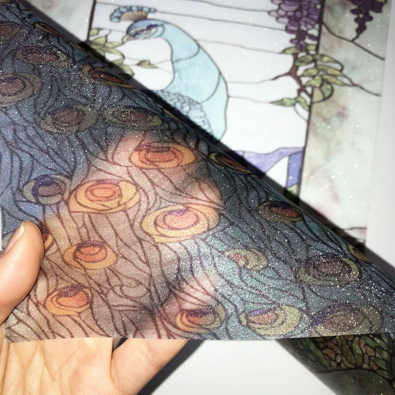 Самоклеящаяся или статическая декоративная матовая оконная пленка из ПВХ