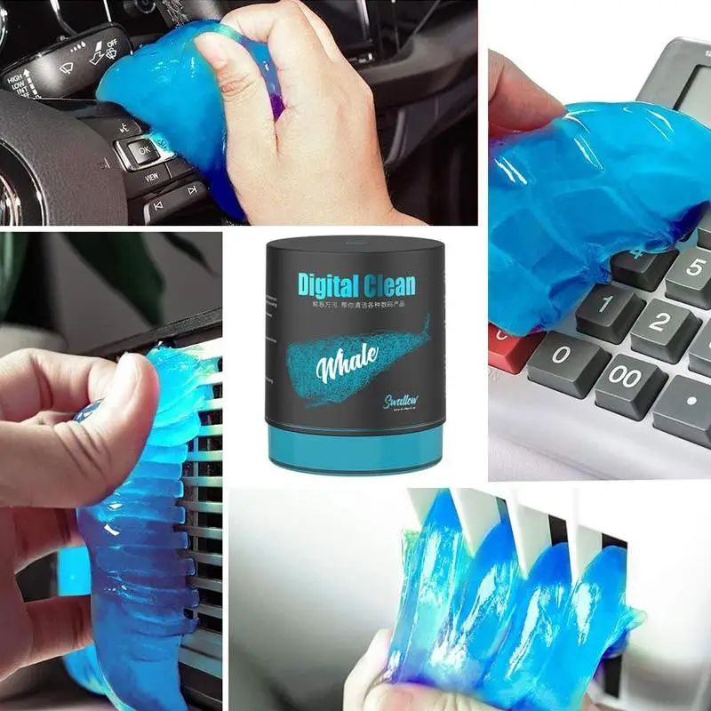 

200G Computer Cleaning Gel Guar Gum Keyboard Mouse Conditioner Cleaner LaptopCleaning Remover Tool Mud Air Car Dust Cleanin U6X1