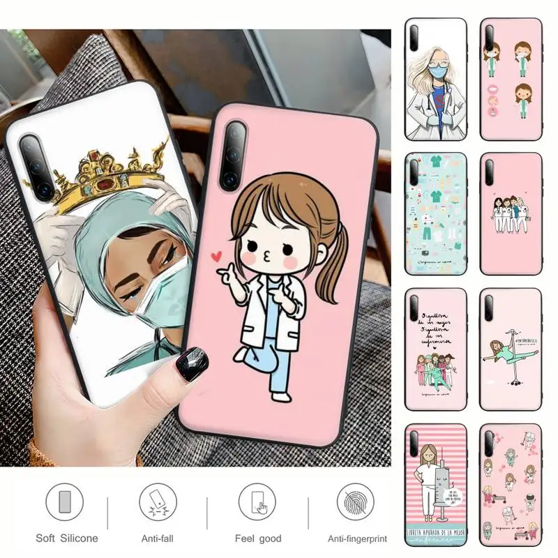 

Spain Cartoon Medicine Doctor Nurse Fashion Phone Case For Samsung Galaxy S9 S10 S20 S21 S30 Plus Ultra S10e S7 S8 Cover