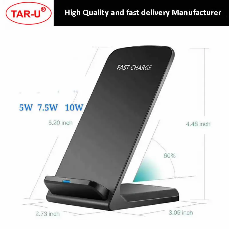Qi Беспроводное зарядное устройство Quick charge 2 0 Быстрая зарядка для iphone 8/X/XR Samsung S7/S8