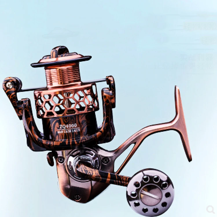 

YINGTOUMAN Full Metal Spinning Wheel Type 16+1 Axis Sea Fishing Wheel Hollow Metal Wire Cup Folding Rocker