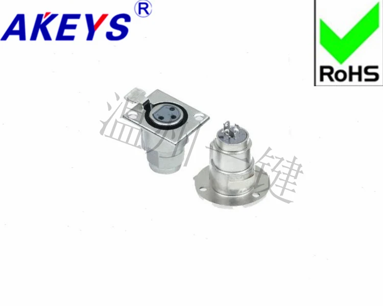 5 шт. XLR-312HP трехъядерный Держатель прямой пластиковое сиденье Canon 3 ядра фута Kanong