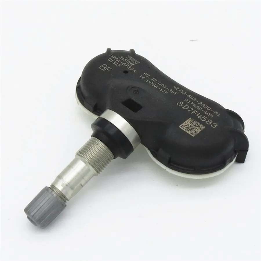 Автомобильный TPMS датчик 42753-SNA-A830-M1 система контроля давления в шинах 315 МГц
