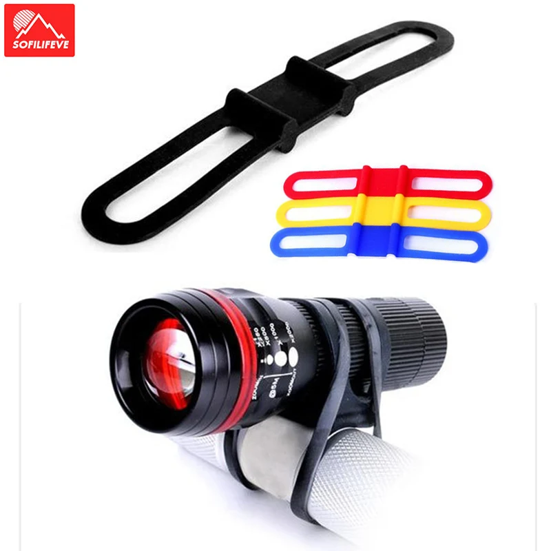 Silicone Rubber Band Ring Compact For Headlight Bicycle Speedmeter Bike Light Torch Perfect for Cycling Computer Fixer | Спорт и