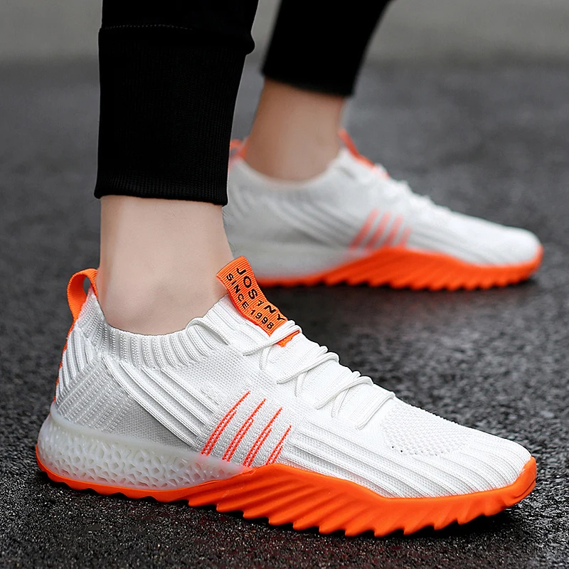 

Fashion Summer Shoes Men Couple Flying Woven Casual Shoe Breathable Mesh Sneakers Women Outdoor Walking Footwear Chaussure Homme