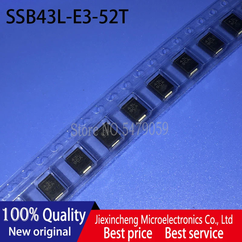 SSB43L-E3/52T 43L SSB43L SMBJ188CA PS SMBJ3.3A KC 2EZ12D5 1SMB5920B 920B SMBJ180A PT SMB DO-214AA, 50 шт.