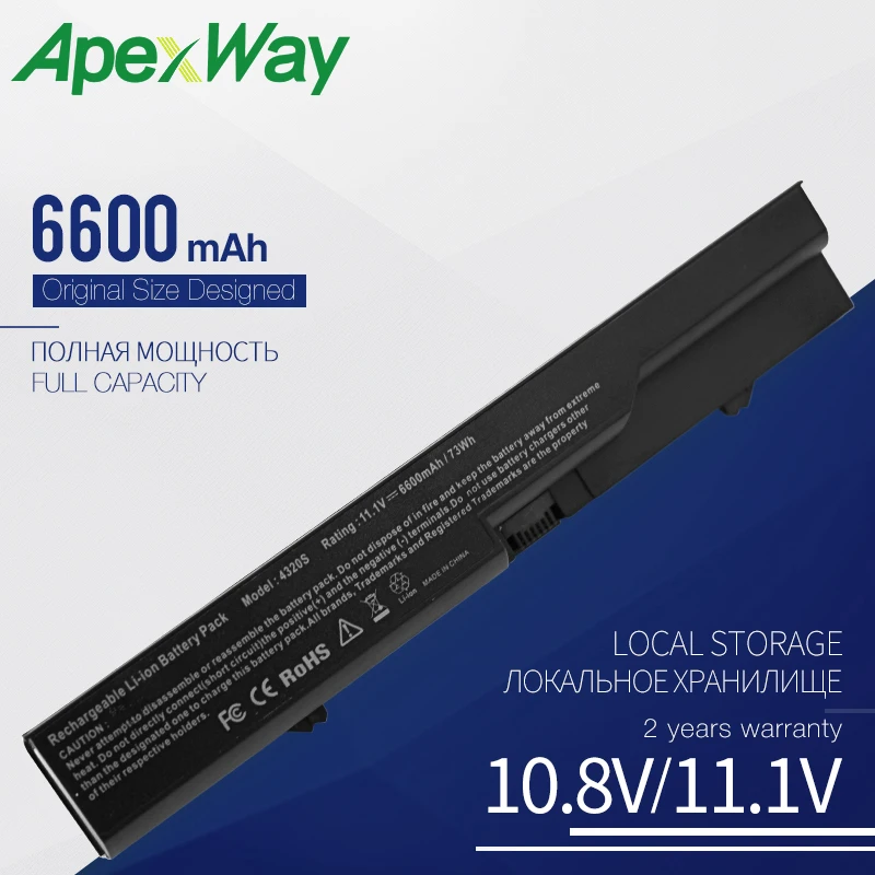 

11.1V Laptop Battery For HP probook 4525s 4520s 4425s 4420s 4325s 4321S 4320s PH06 FOR COMPAQ 320 321 325 326 420 421 620 621