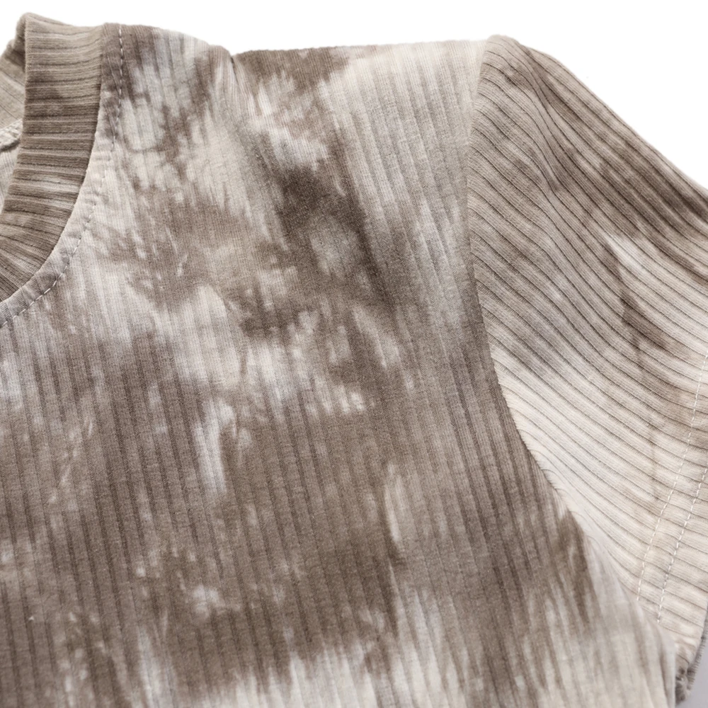 

2021 women fashion clothing harajuku streetwear women sexy tops Summer Tops Tees tie dyed vintage t shirt