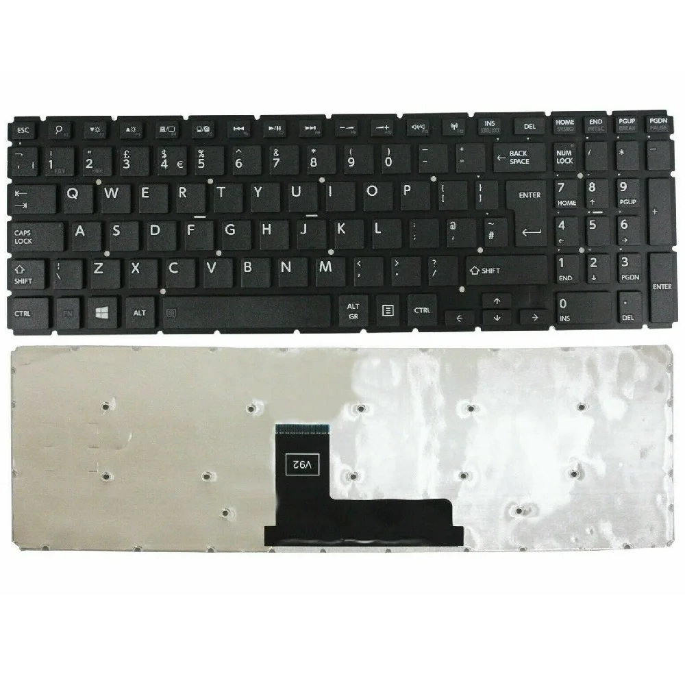 New for Toshiba Satellite L50-B L50D-B L50T-B L55-B L50-C S50-B S50T-B S55-B S50T-C UK Laptop Keyboard